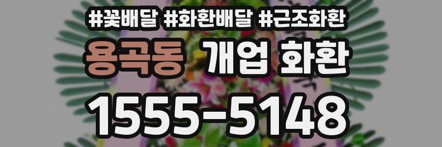 용곡동 개업 화환