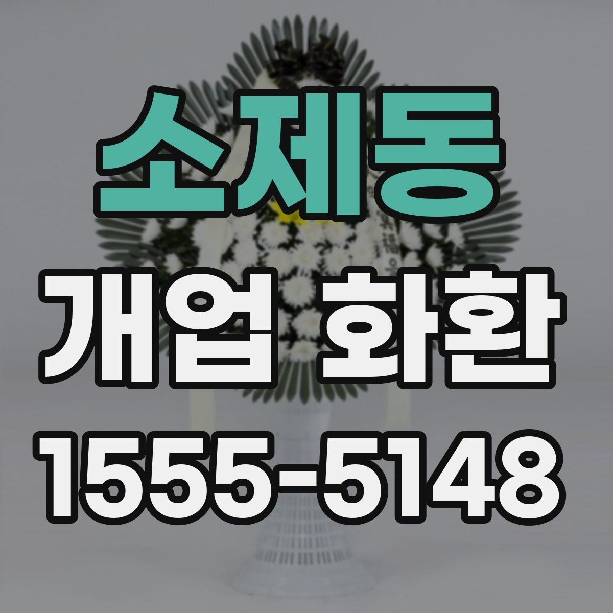 소제동 개업 화환