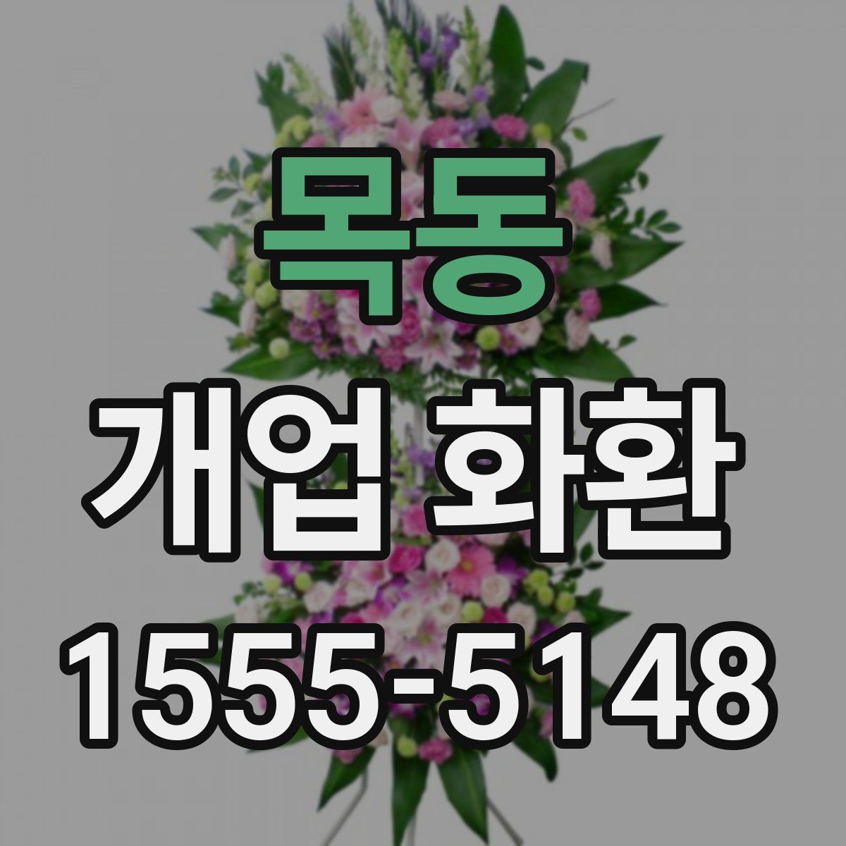 목동 개업 화환