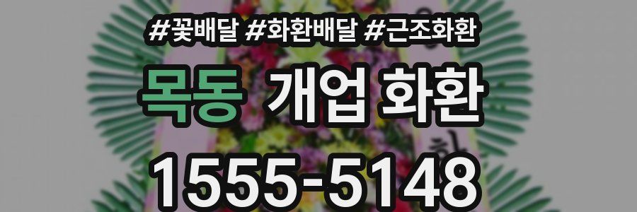 목동 개업 화환