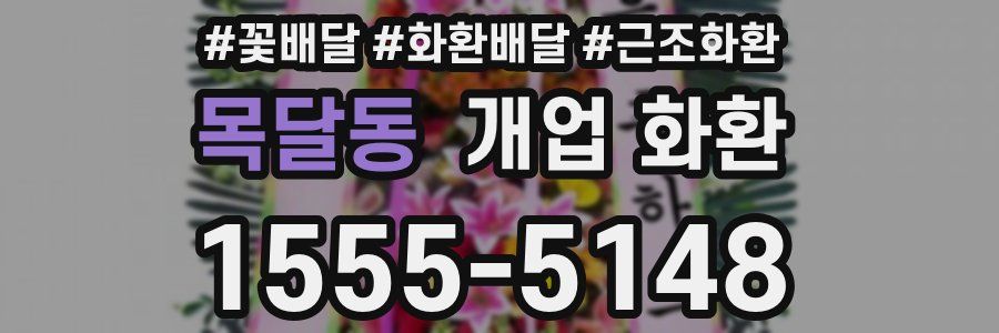 목달동 개업 화환