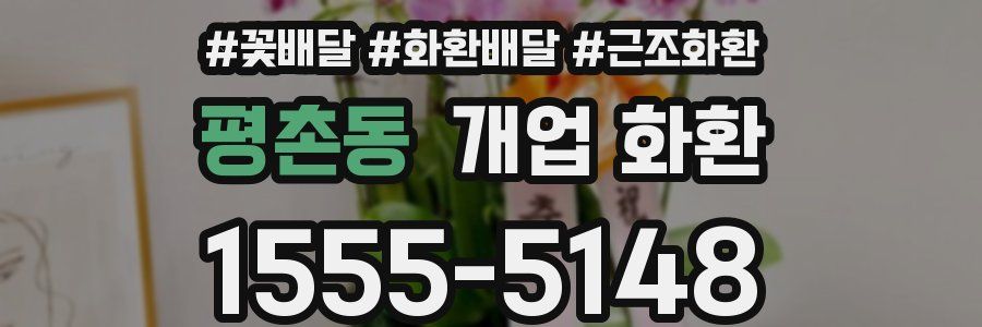 평촌동 개업 화환