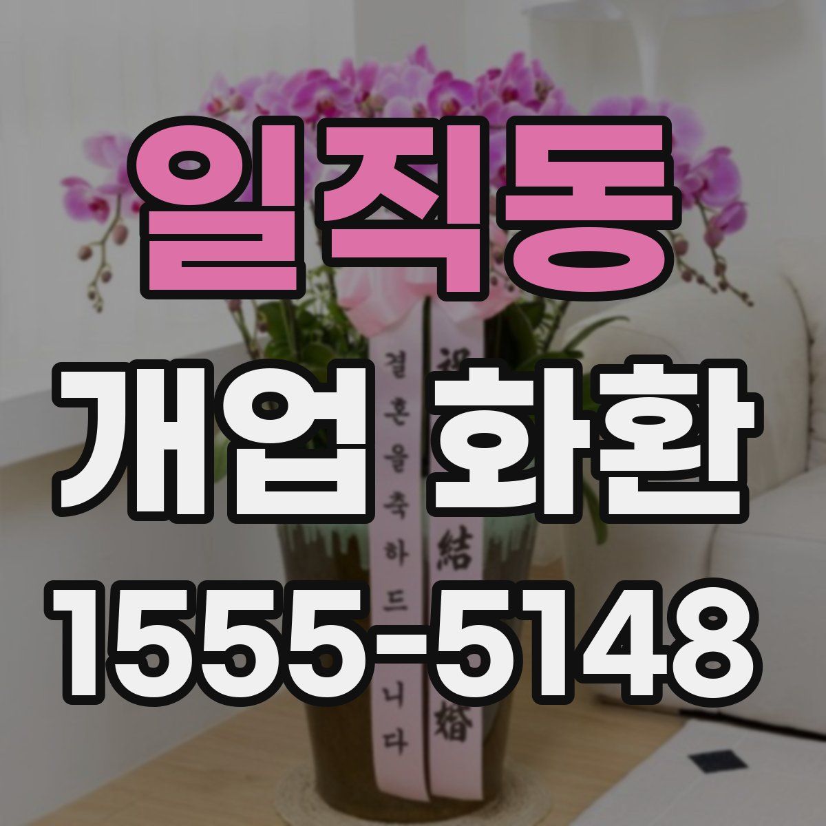 일직동 개업 화환
