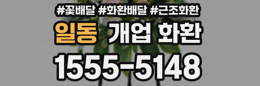 일동 개업 화환