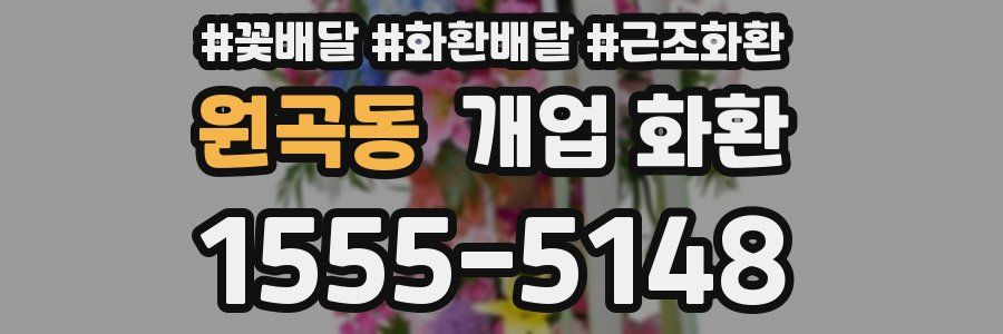 원곡동 개업 화환