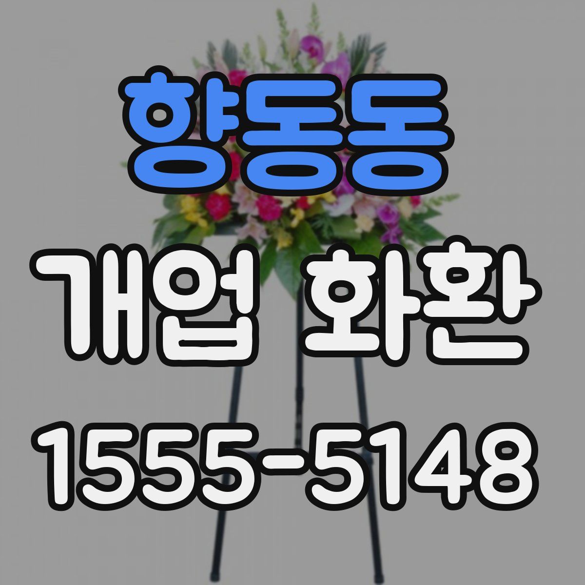 향동동 개업 화환