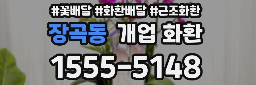 장곡동 개업 화환