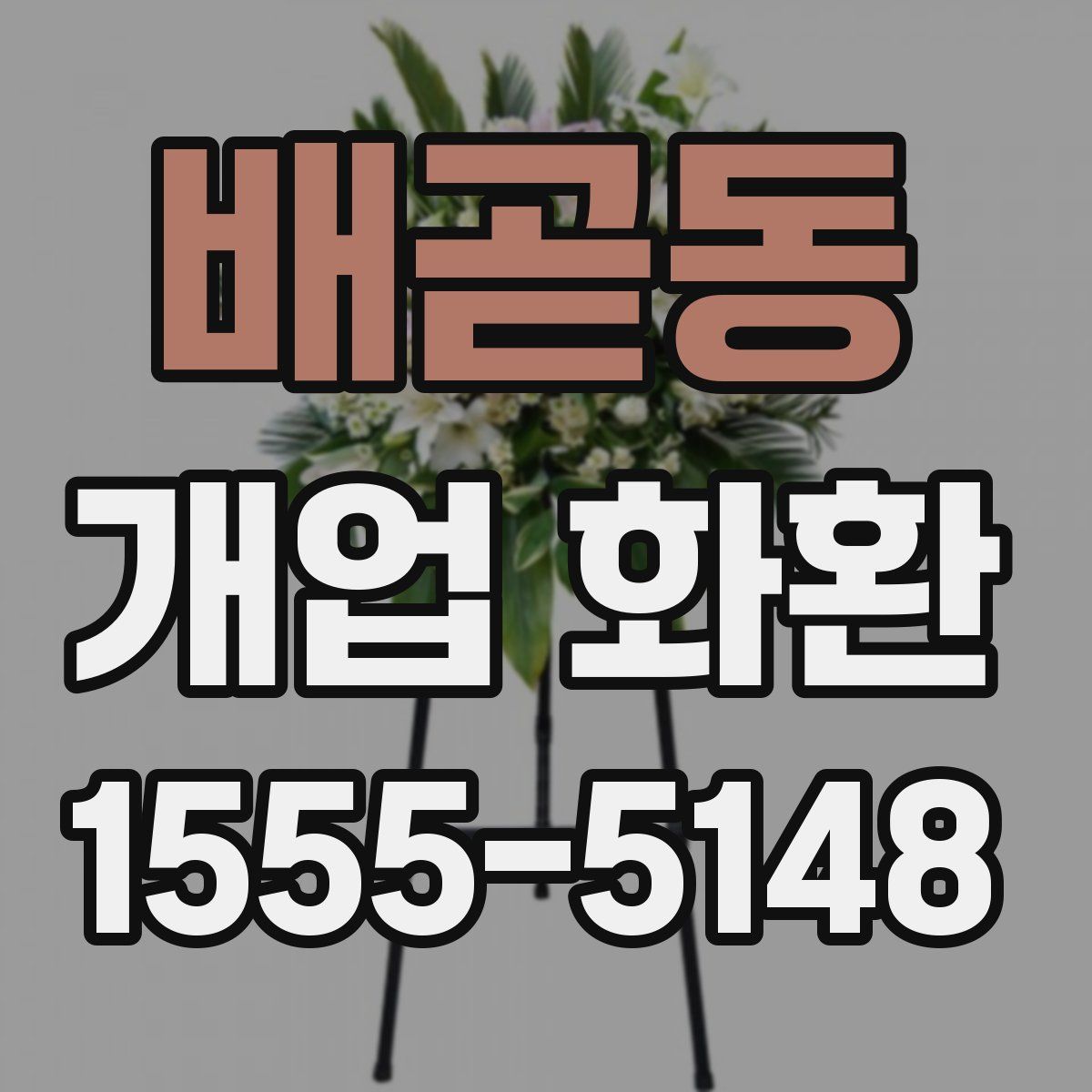 배곧동 개업 화환