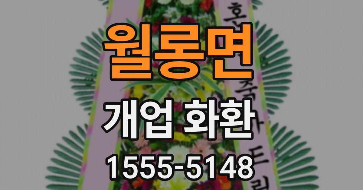 월롱면 개업 화환
