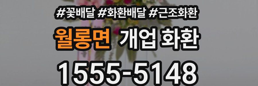 월롱면 개업 화환