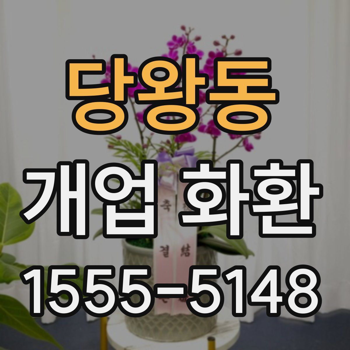 당왕동 개업 화환