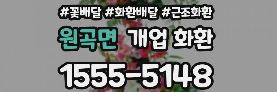 원곡면 개업 화환