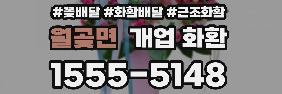 월곶면 개업 화환