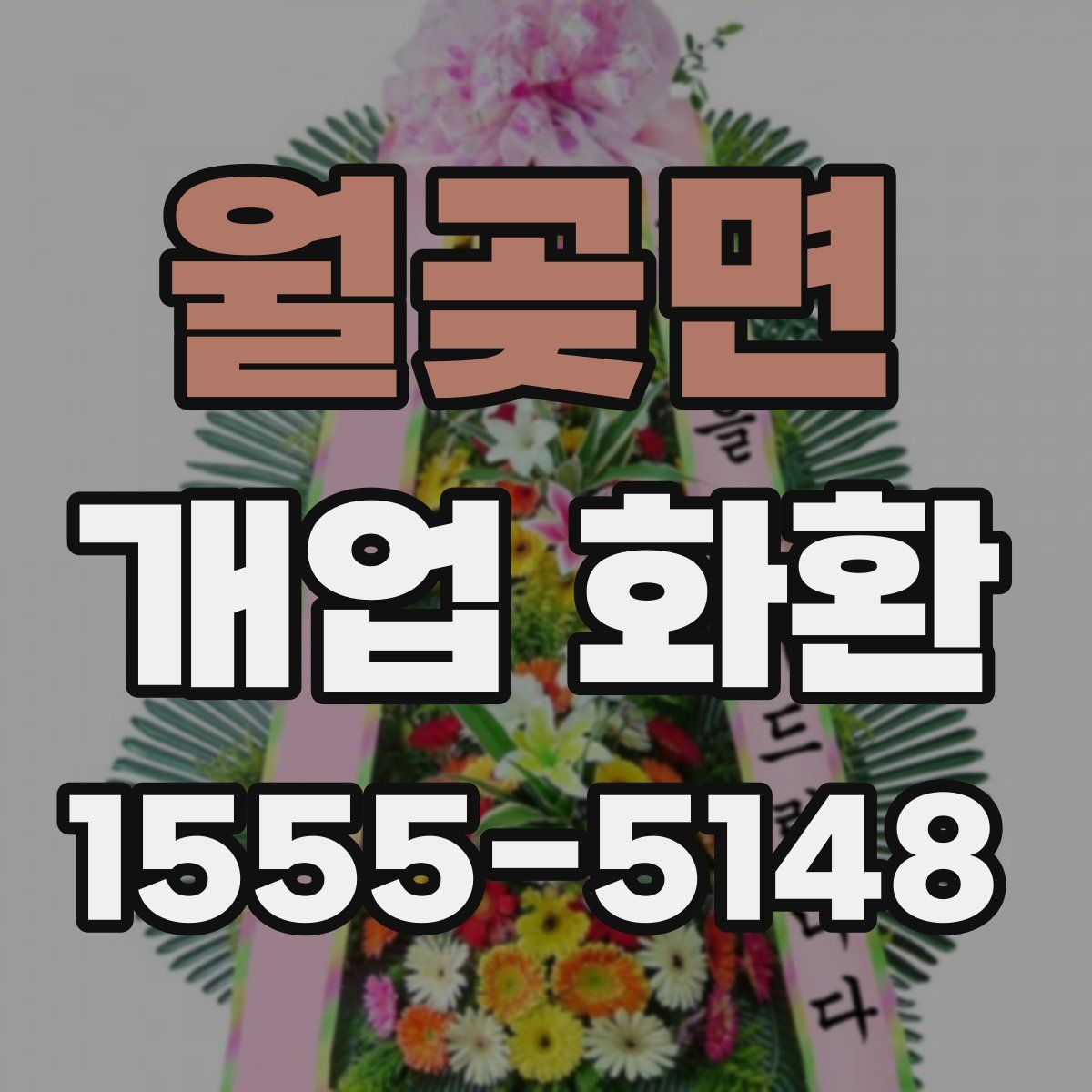 월곶면 개업 화환