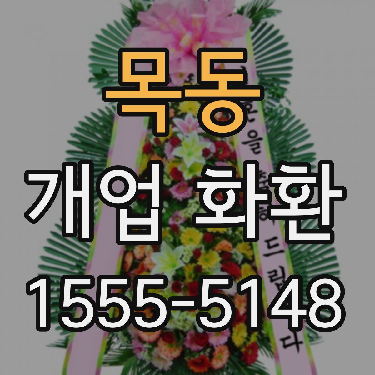 목동 개업 화환