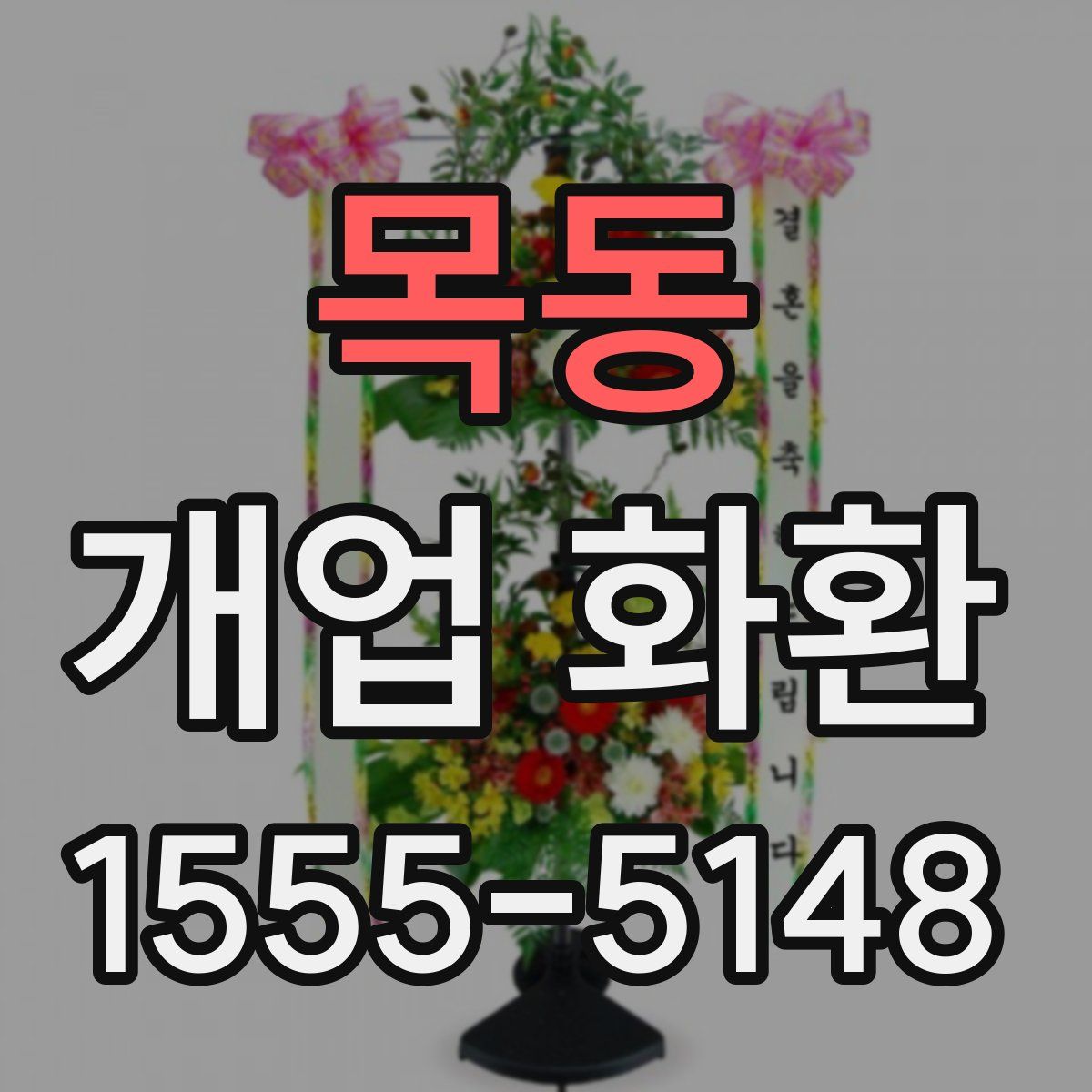 목동 개업 화환