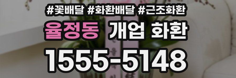 율정동 개업 화환
