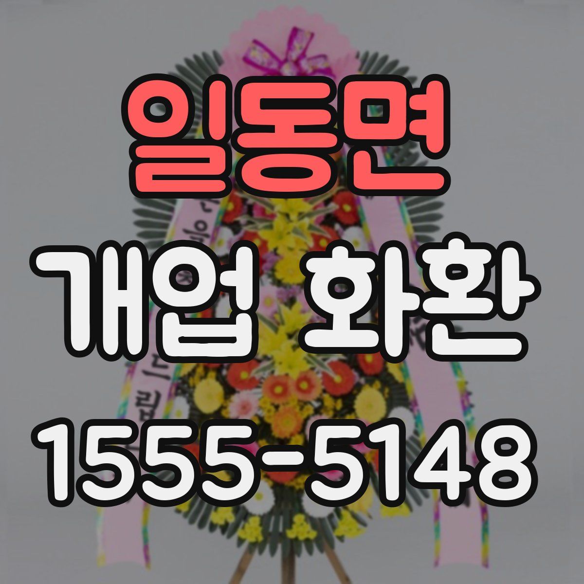 일동면 개업 화환
