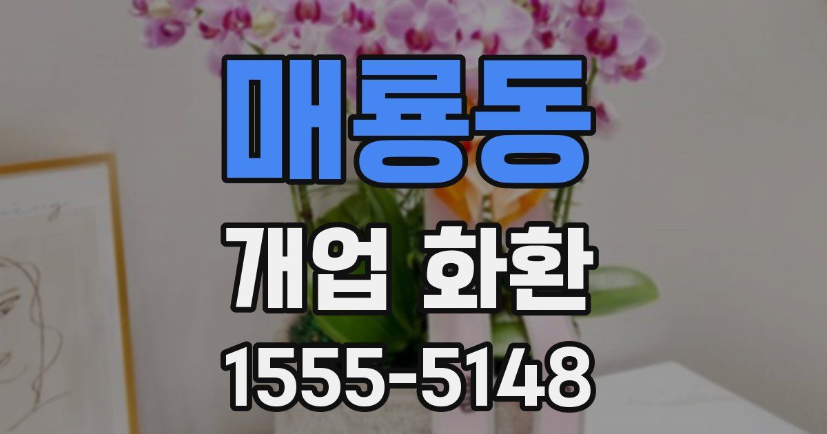 매룡동 개업 화환