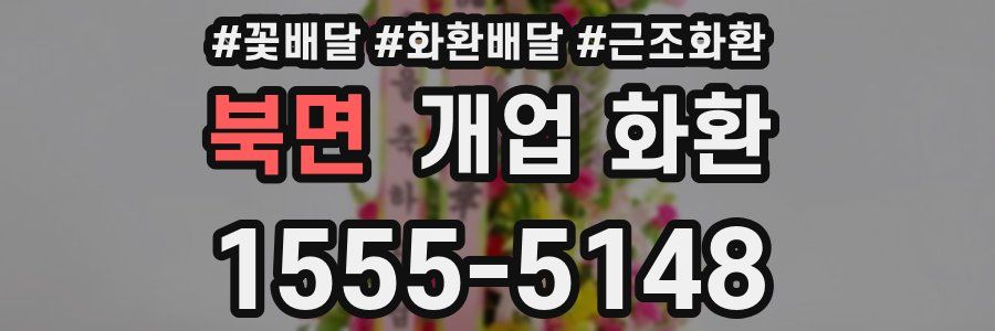 북면 개업 화환