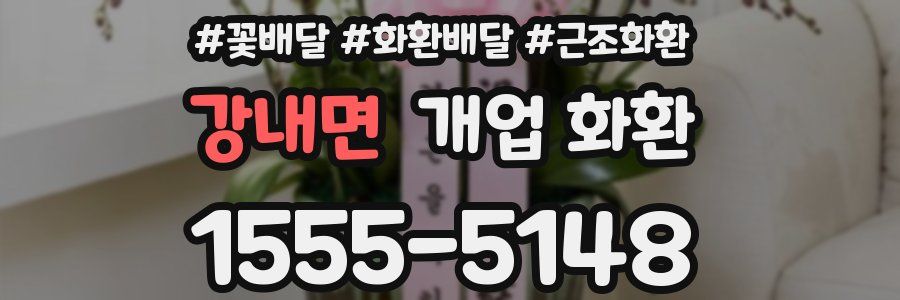 강내면 개업 화환