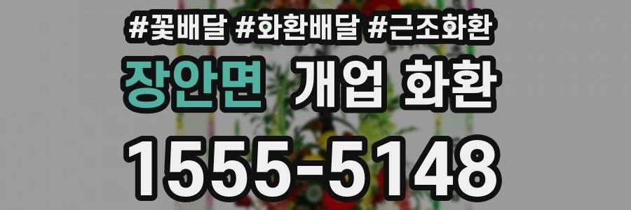 장안면 개업 화환