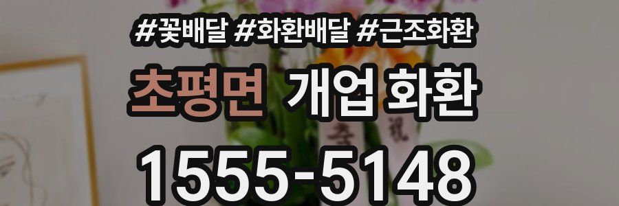 초평면 개업 화환