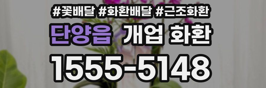 단양읍 개업 화환