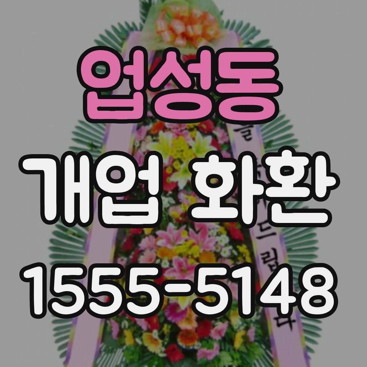 업성동 개업 화환
