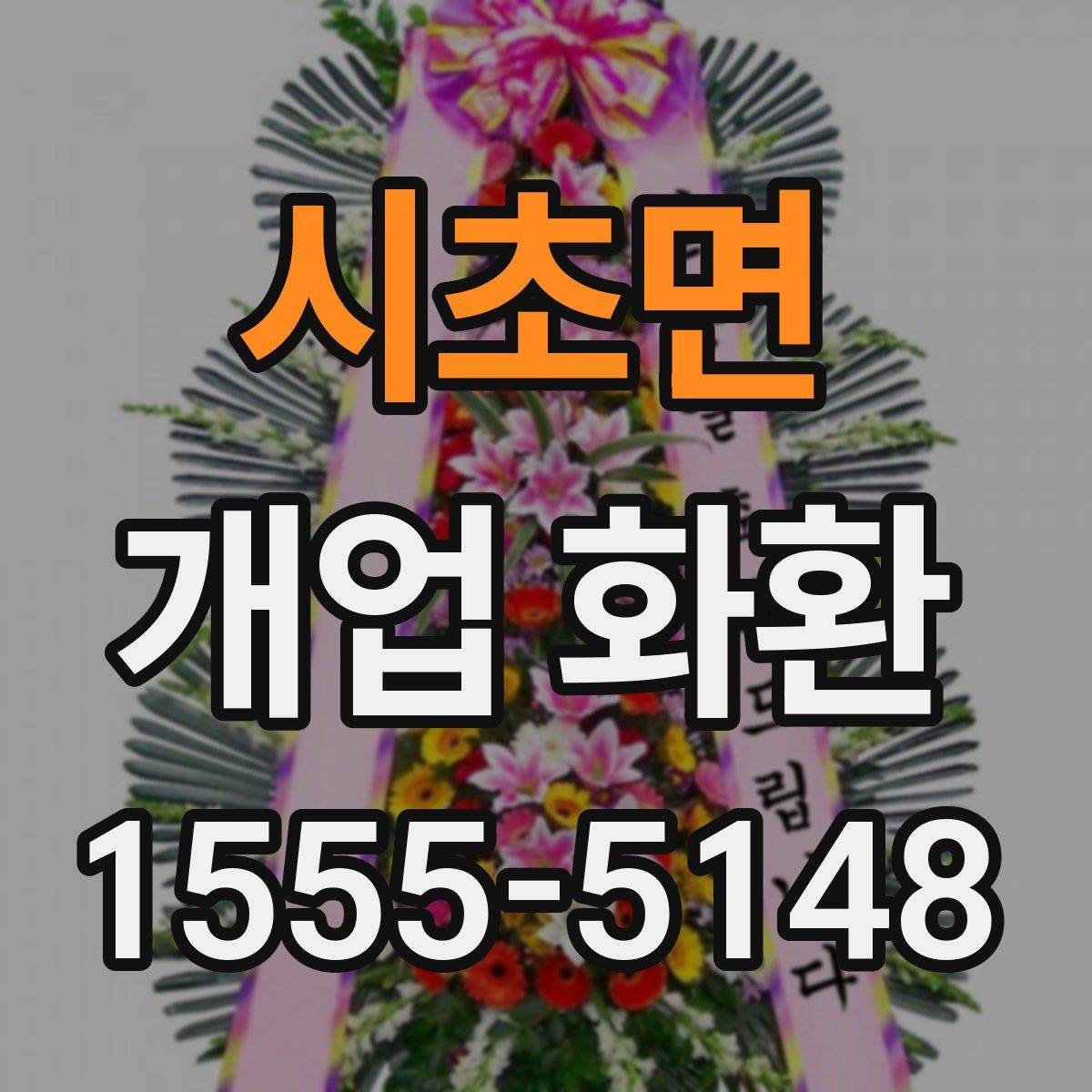 시초면 개업 화환