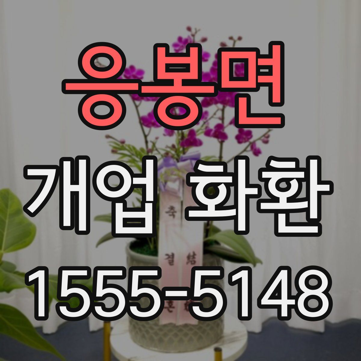응봉면 개업 화환