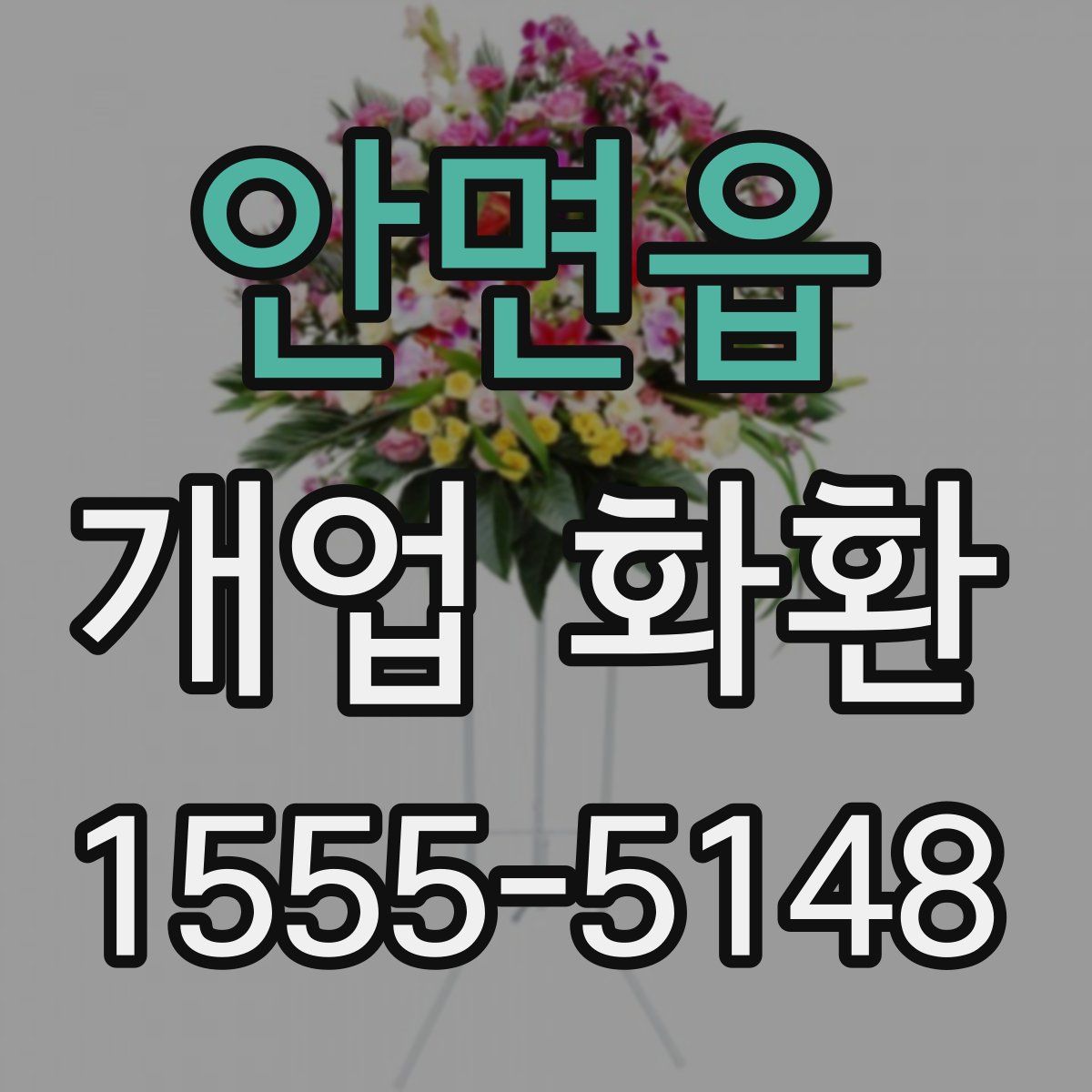안면읍 개업 화환