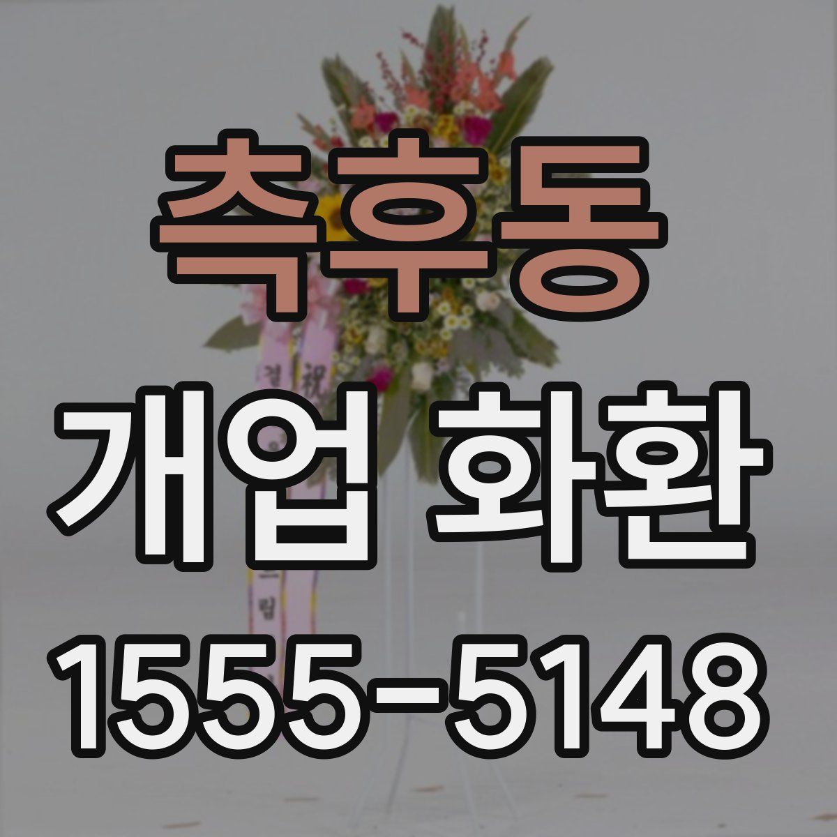 측후동 개업 화환
