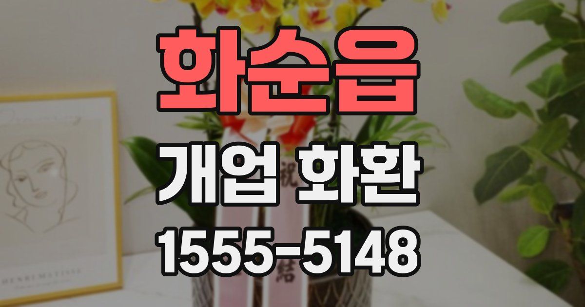 화순읍 개업 화환