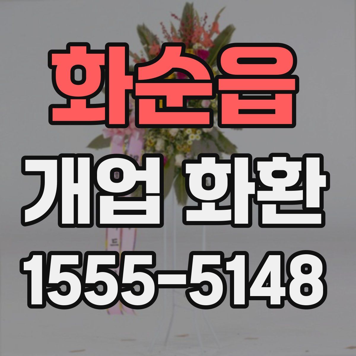화순읍 개업 화환