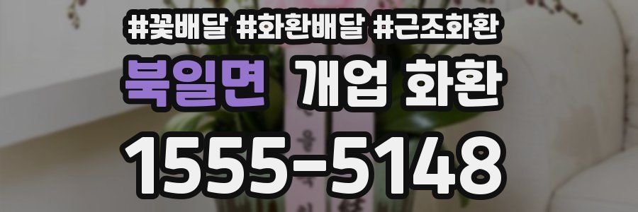 북일면 개업 화환