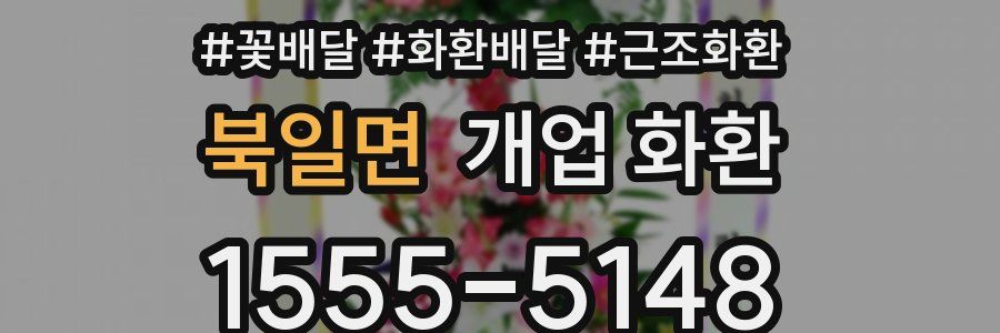 북일면 개업 화환