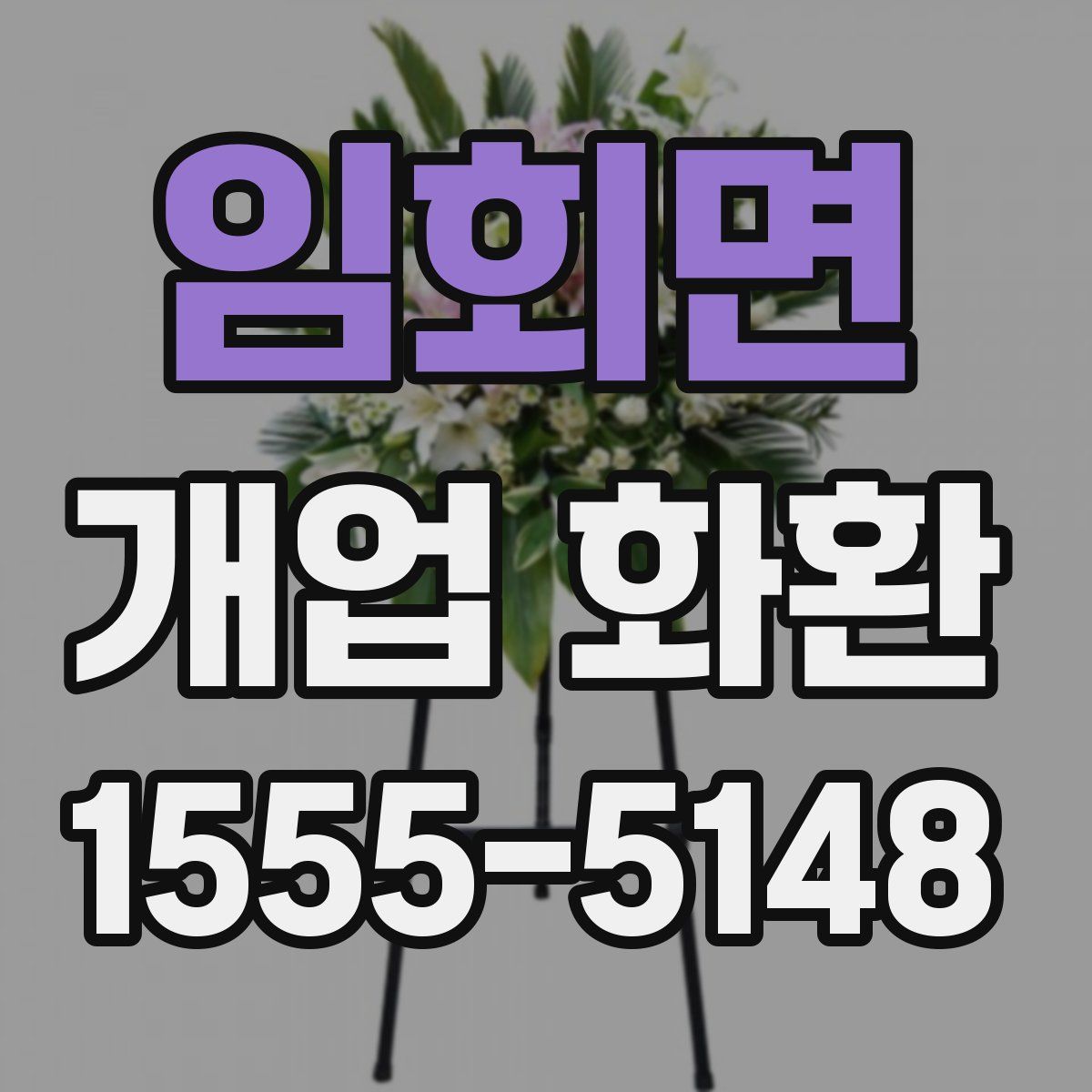 임회면 개업 화환