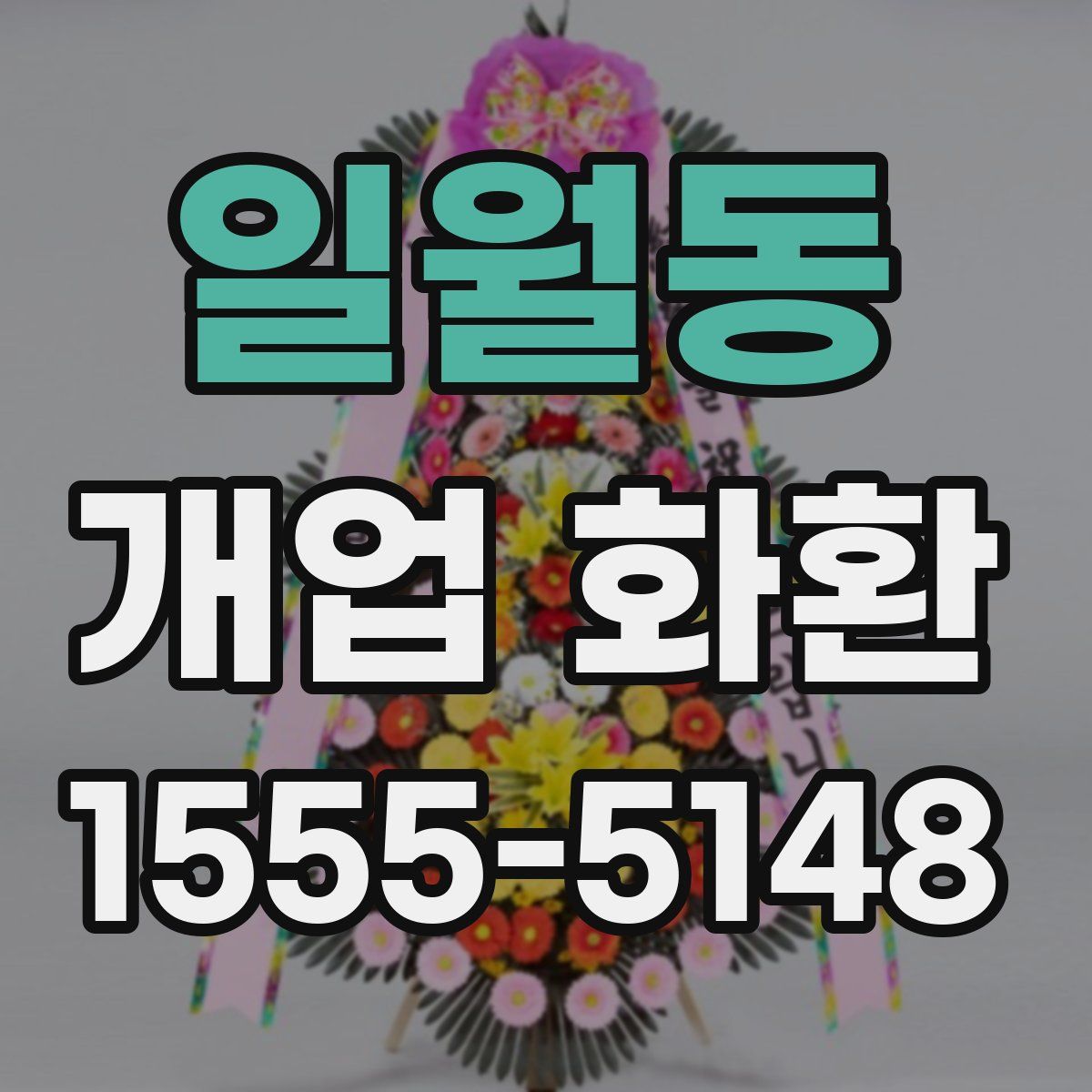 일월동 개업 화환