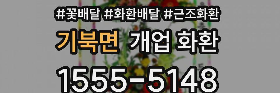 기북면 개업 화환