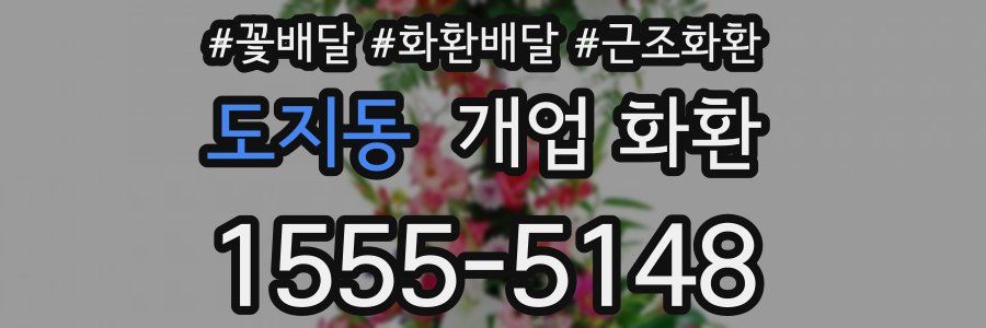 도지동 개업 화환