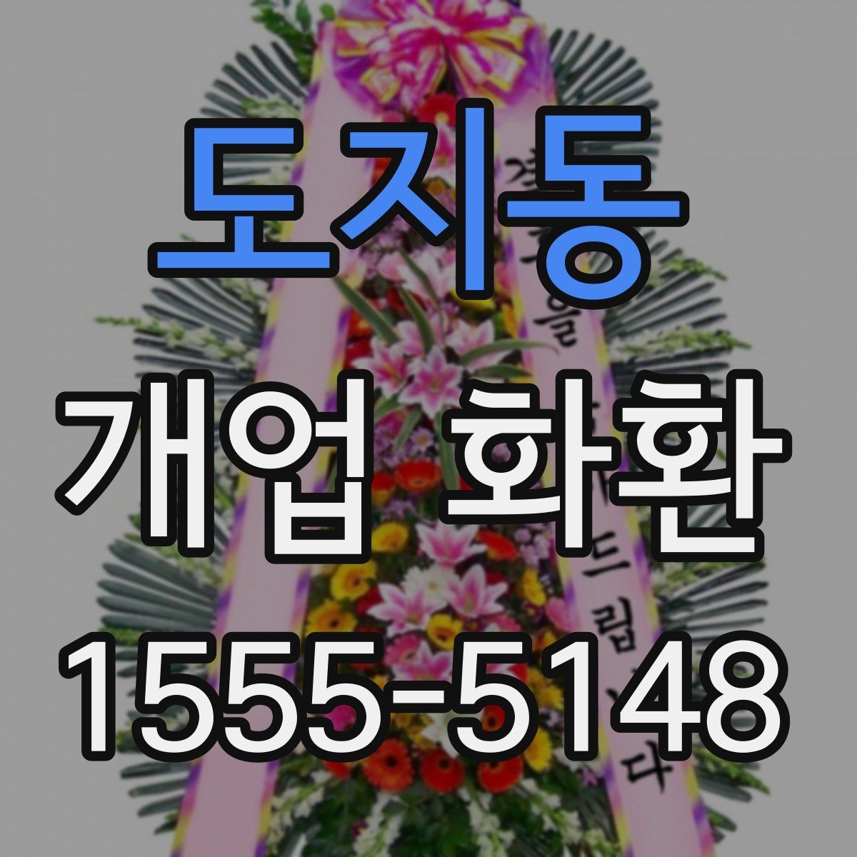 도지동 개업 화환