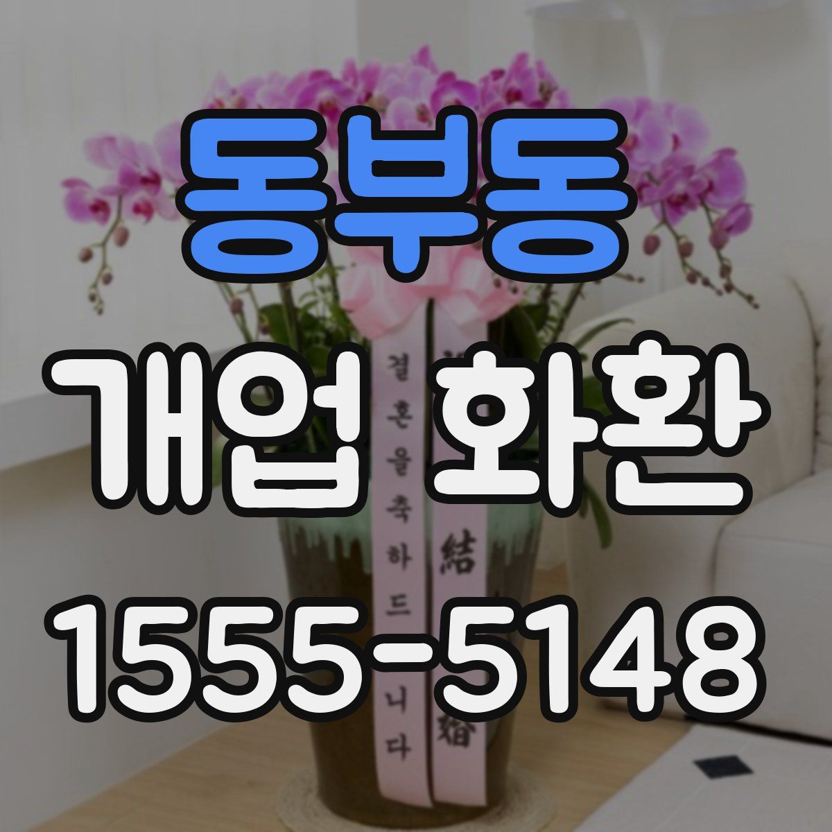 동부동 개업 화환