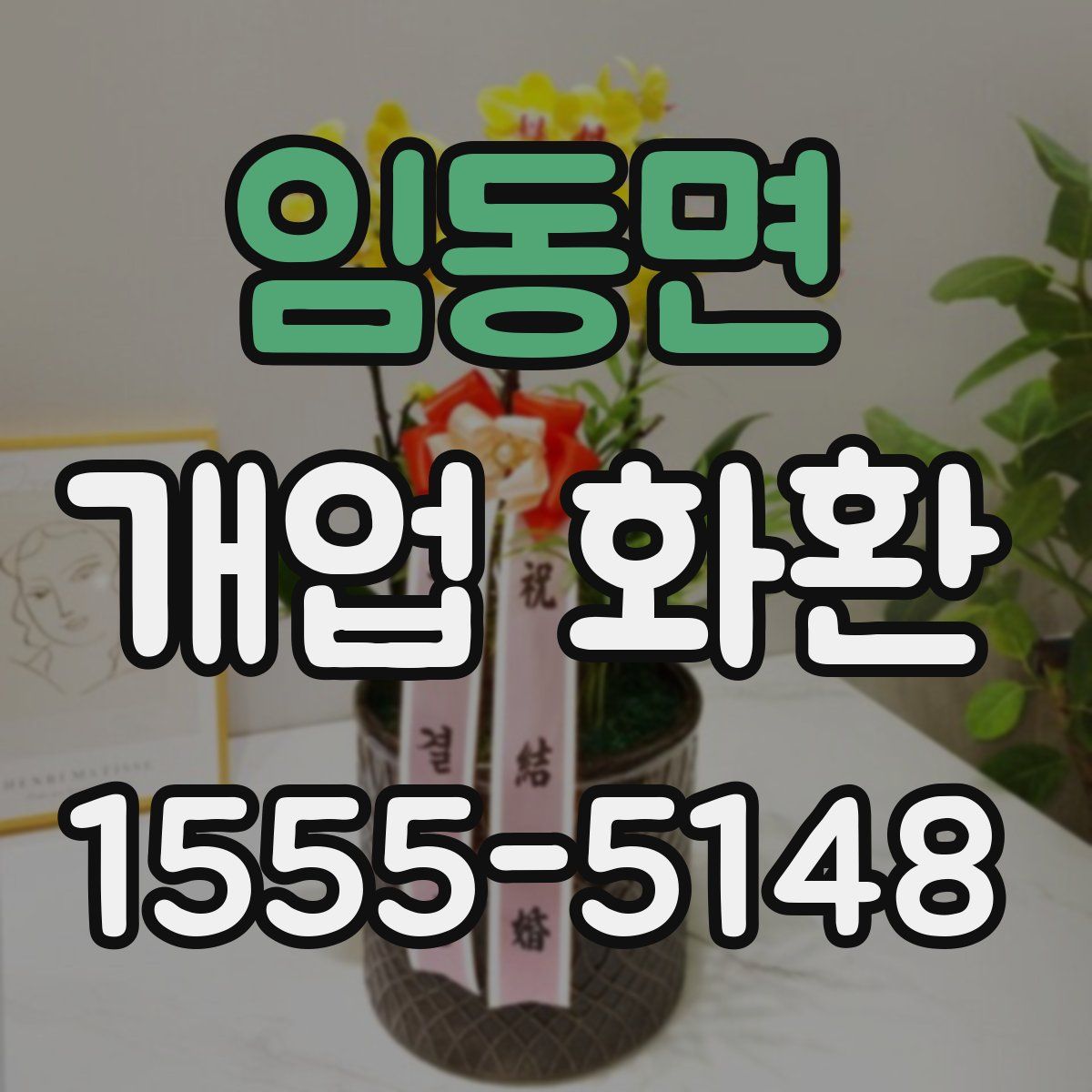 임동면 개업 화환