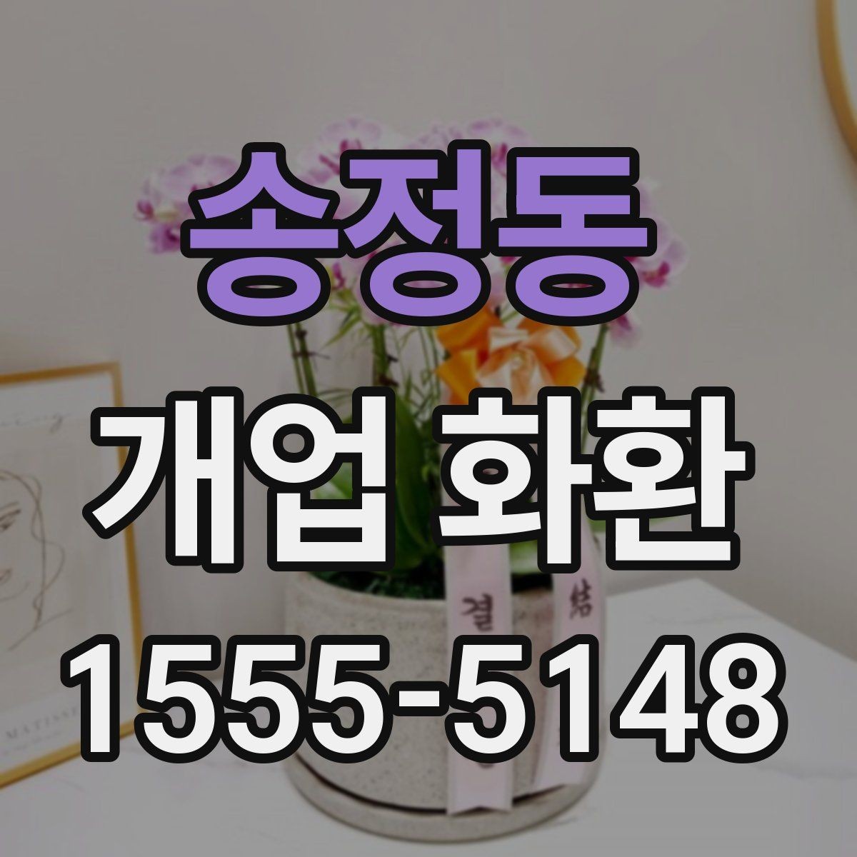 송정동 개업 화환 업체 비교 시 확인해야 할 항목