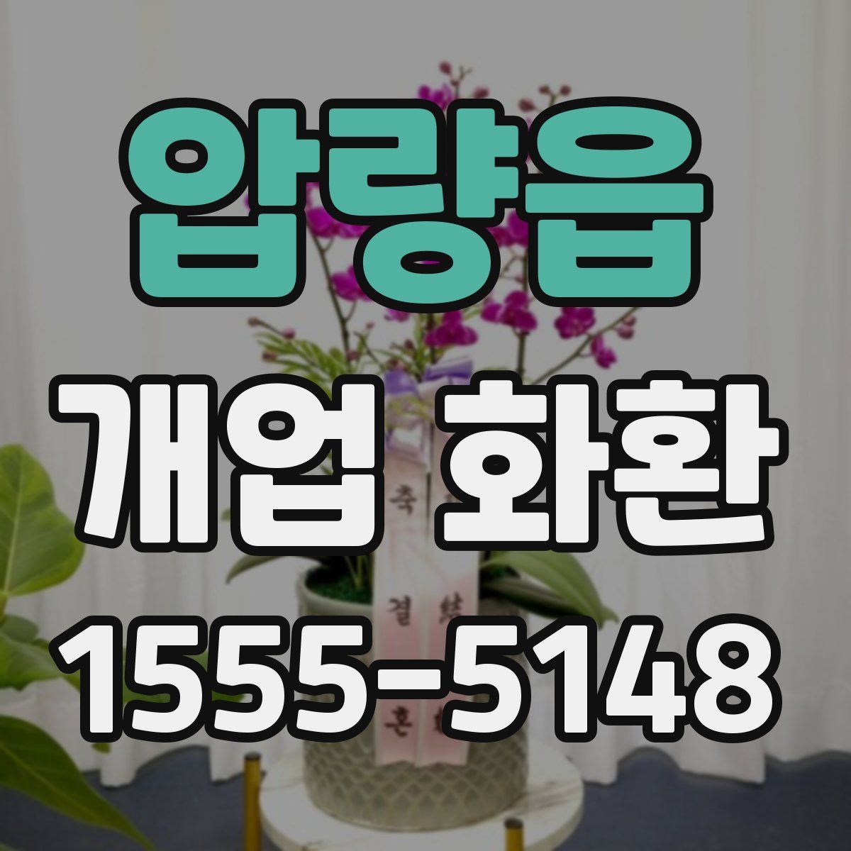 압량읍 개업 화환