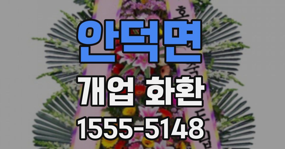 안덕면 개업 화환