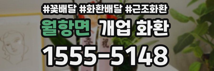 월항면 개업 화환