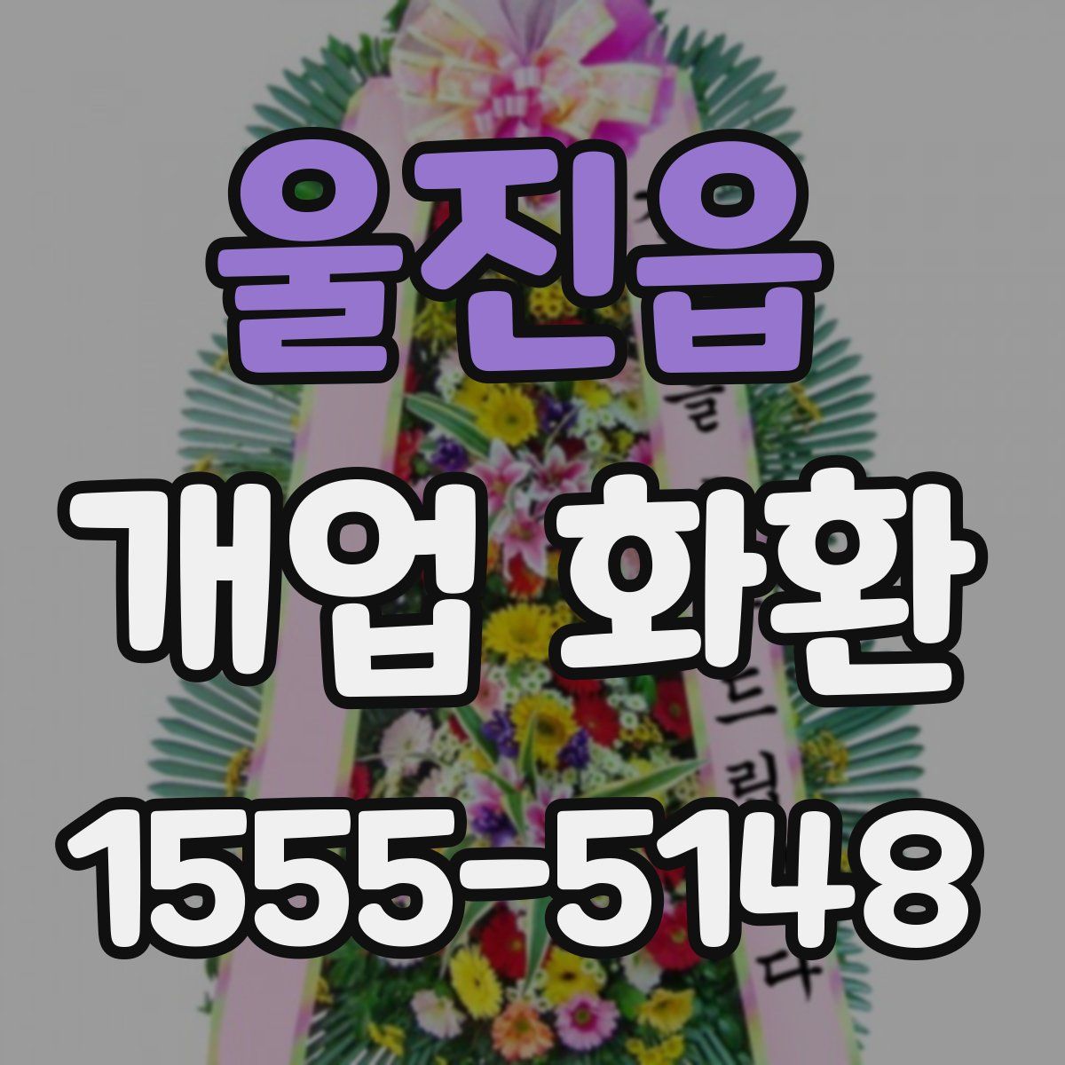 울진읍 개업 화환