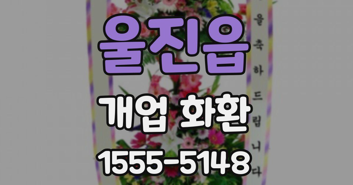 울진읍 개업 화환
